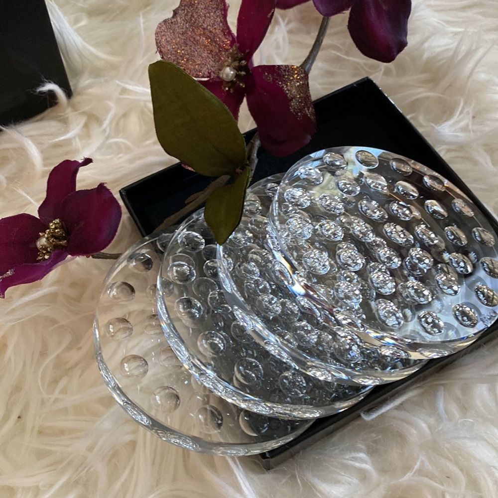 💞SAKS FiFTH avenue 💞crystal bubble coaster - Picture 8 of 13